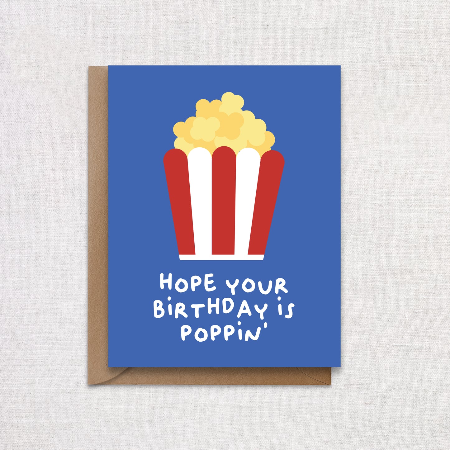 Popcorn Foodie Birthday Card