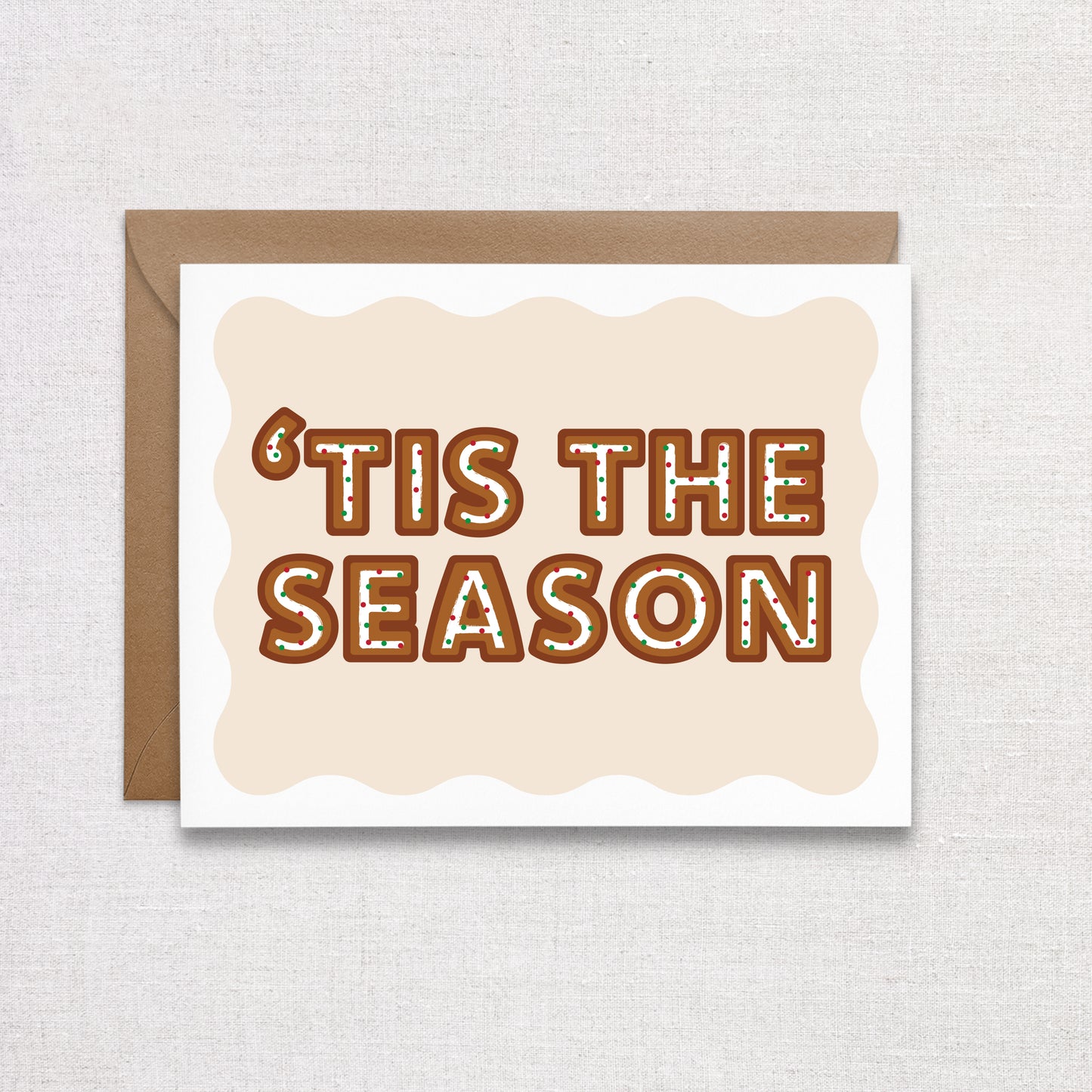 'Tis The Season Cookie Holiday Cards