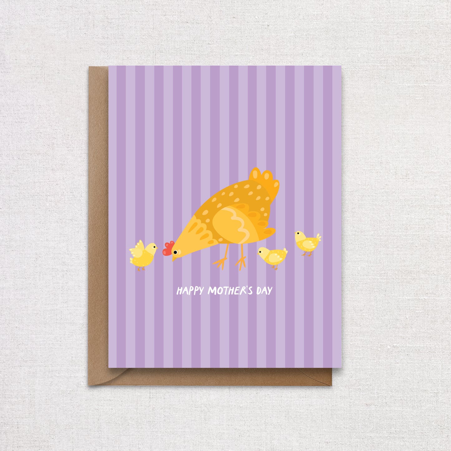 Chicken & Chicks Mother's Day Card