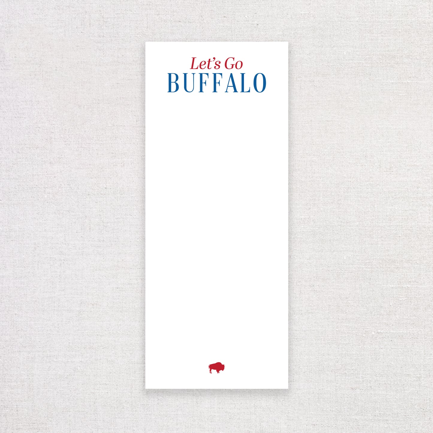 Let's Go Buffalo Notepad