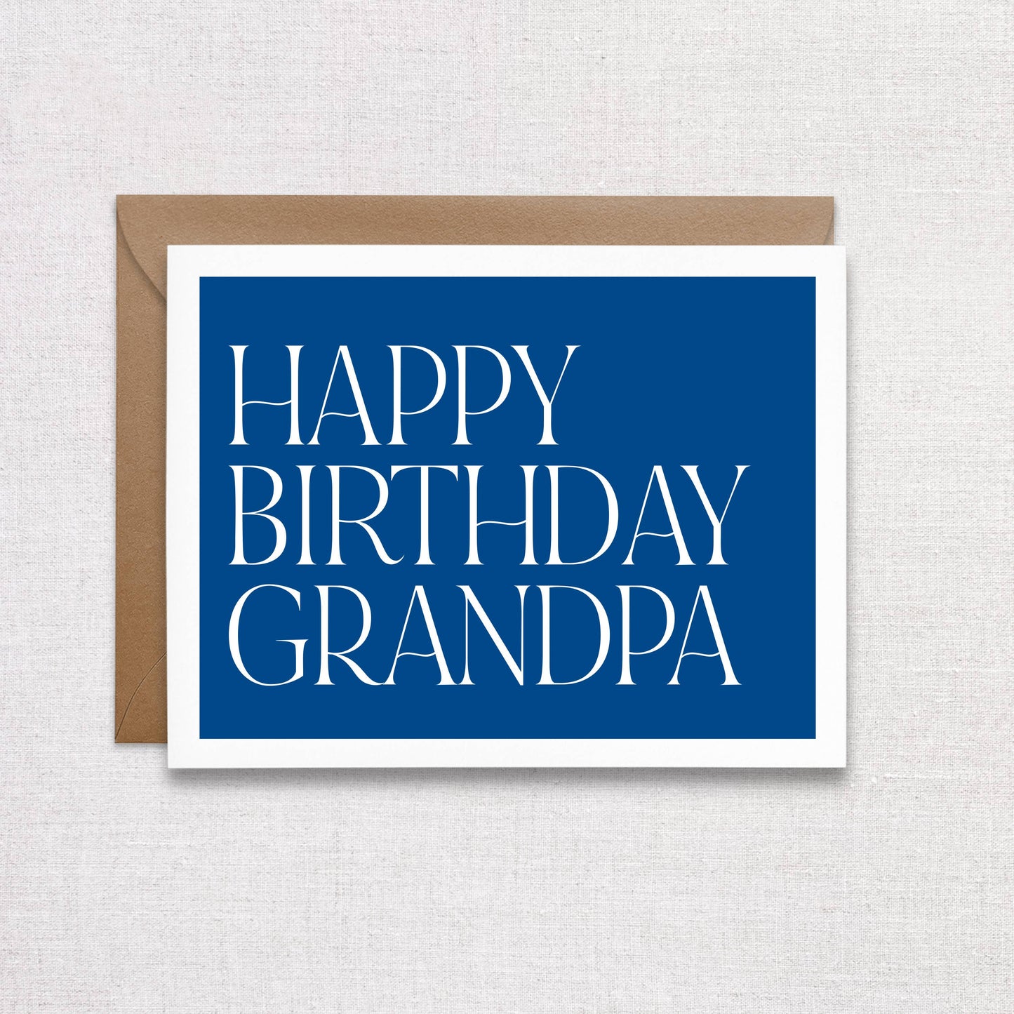 Happy Birthday Grandpa Card