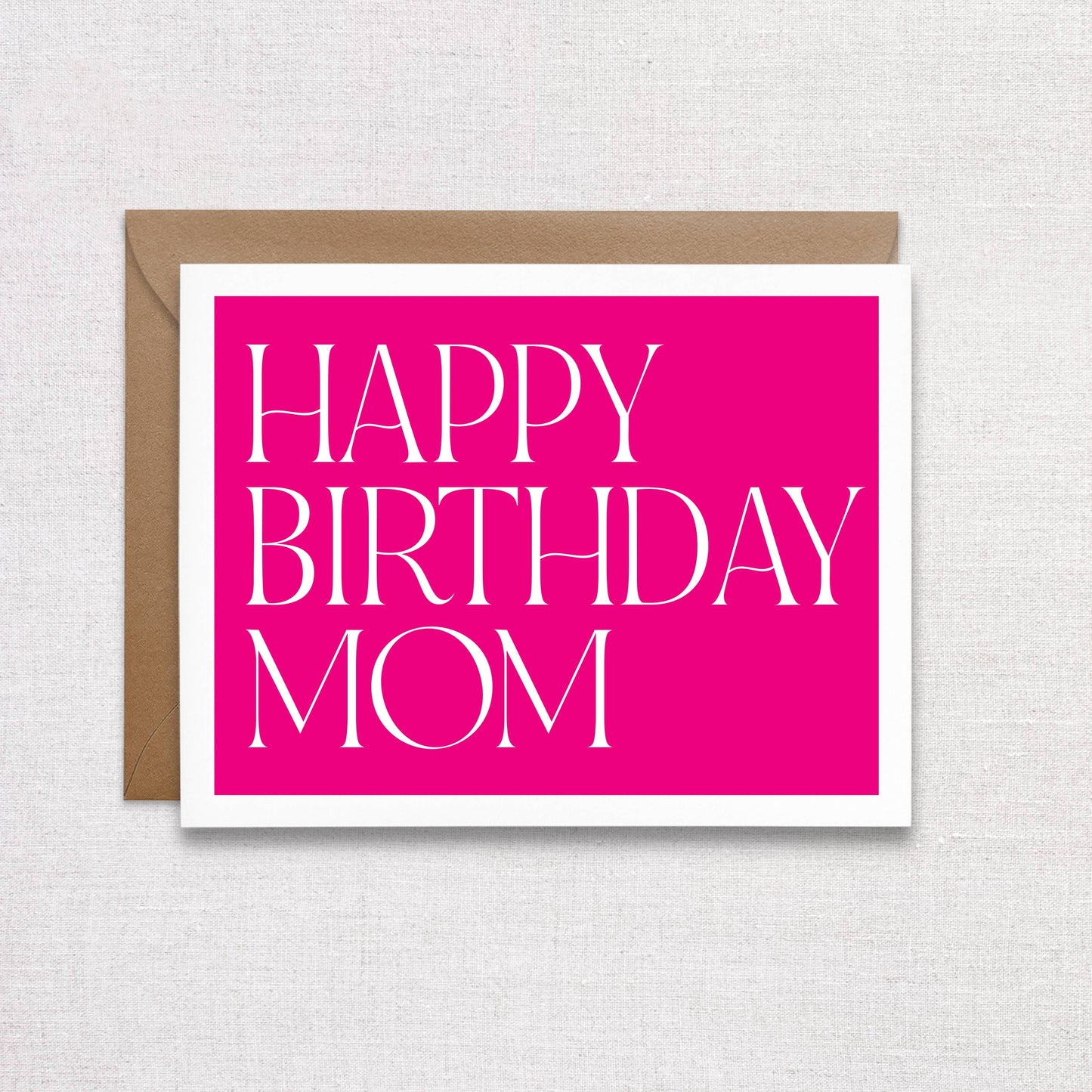 Happy Birthday Mom Card
