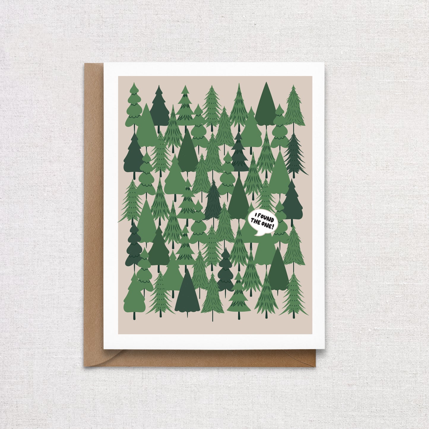 Tree Farm Fresh Cut Christmas Tree Holiday Card