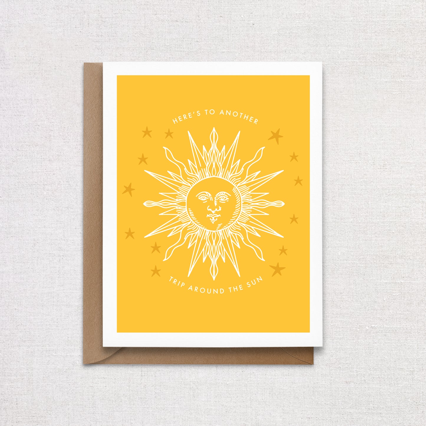 Another Trip Around The Sun Celestial Birthday Card