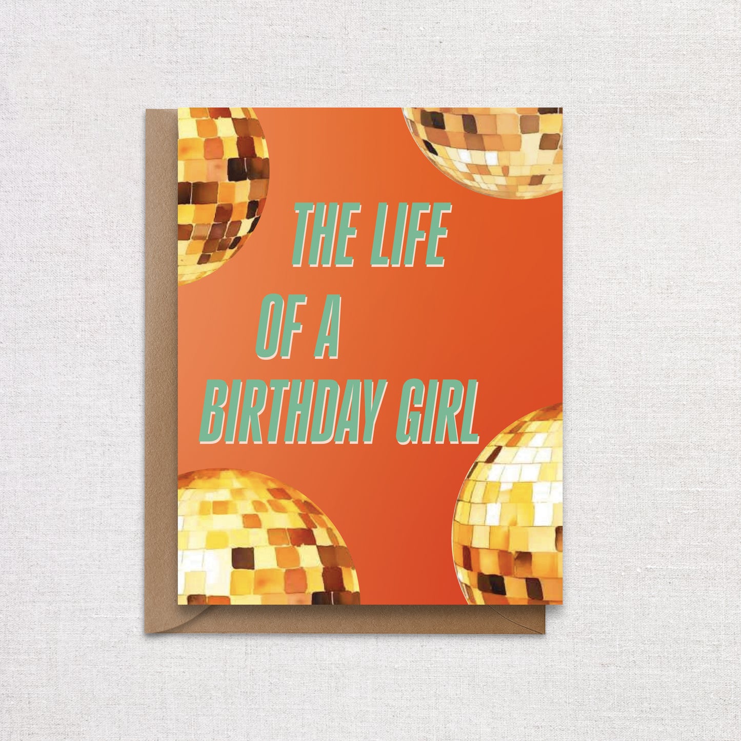 Taylor Swift Life of a Showgirl Birthday Card