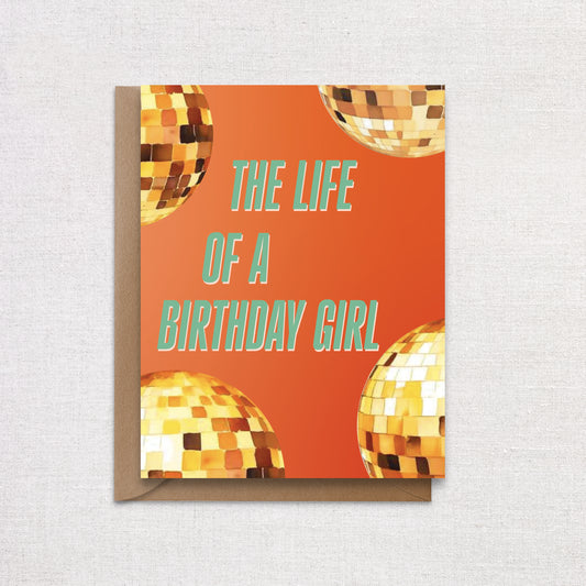 Taylor Swift Life of a Showgirl Birthday Card