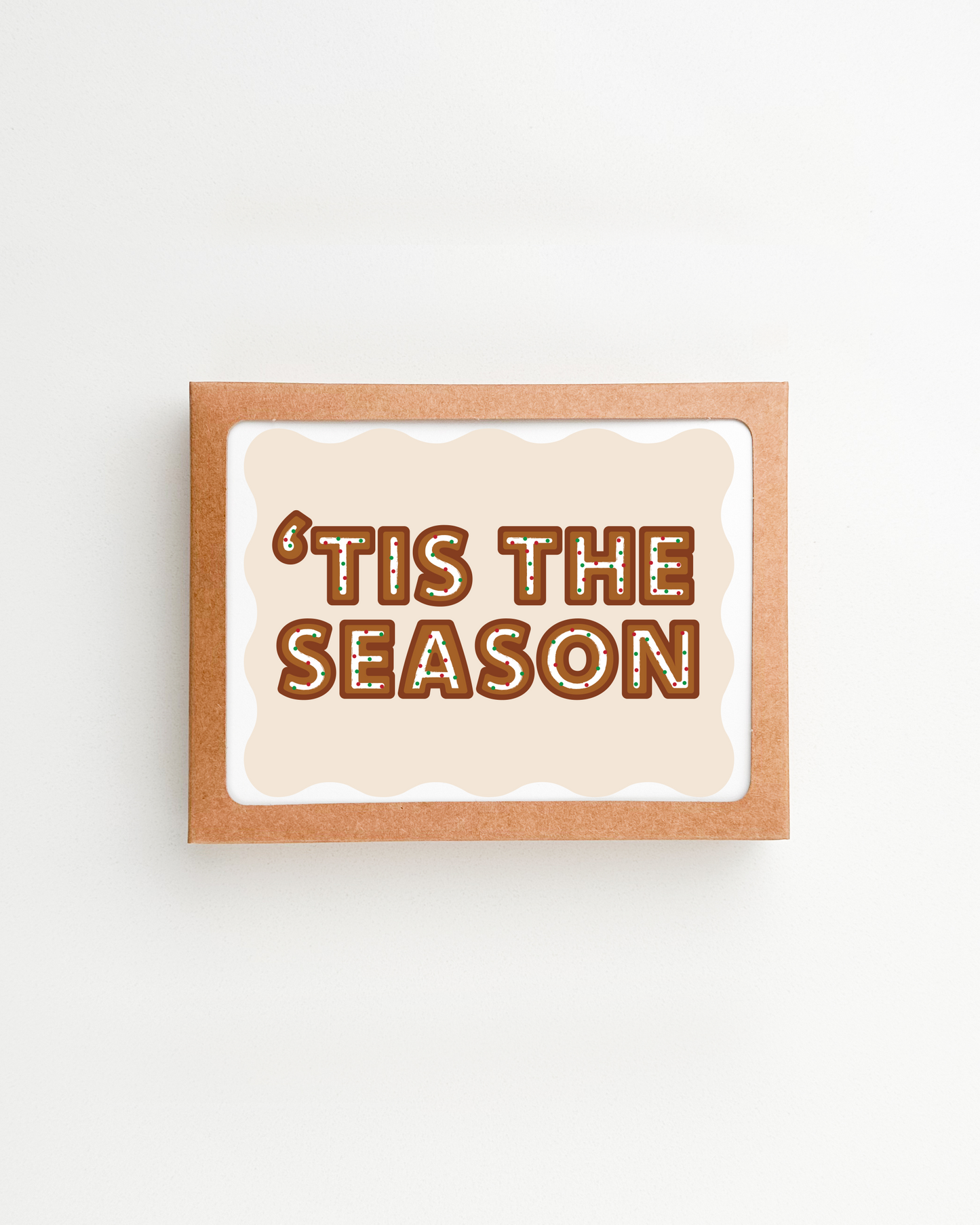 'Tis The Season Cookie Holiday Cards