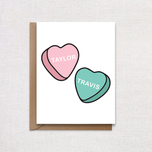 Taylor Swift & Travis Kelce Valentine's Day Greeting Card
