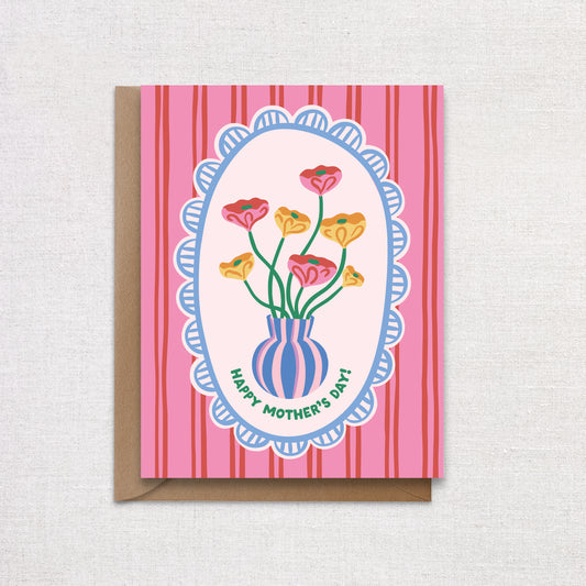 Mother's Day Floral Vase