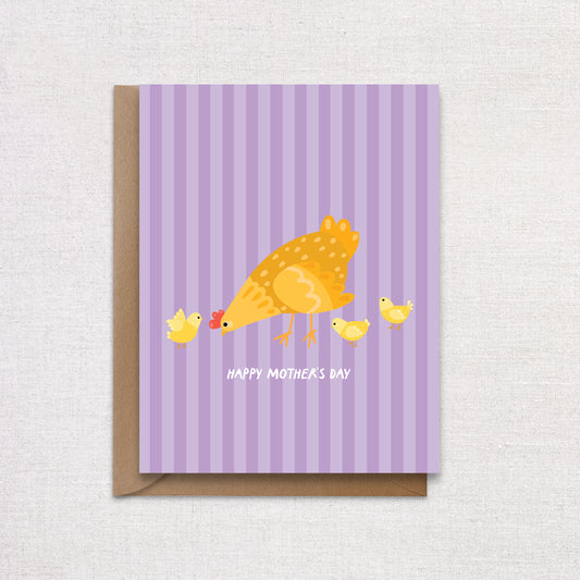 Chicken & Chicks Mother's Day Card