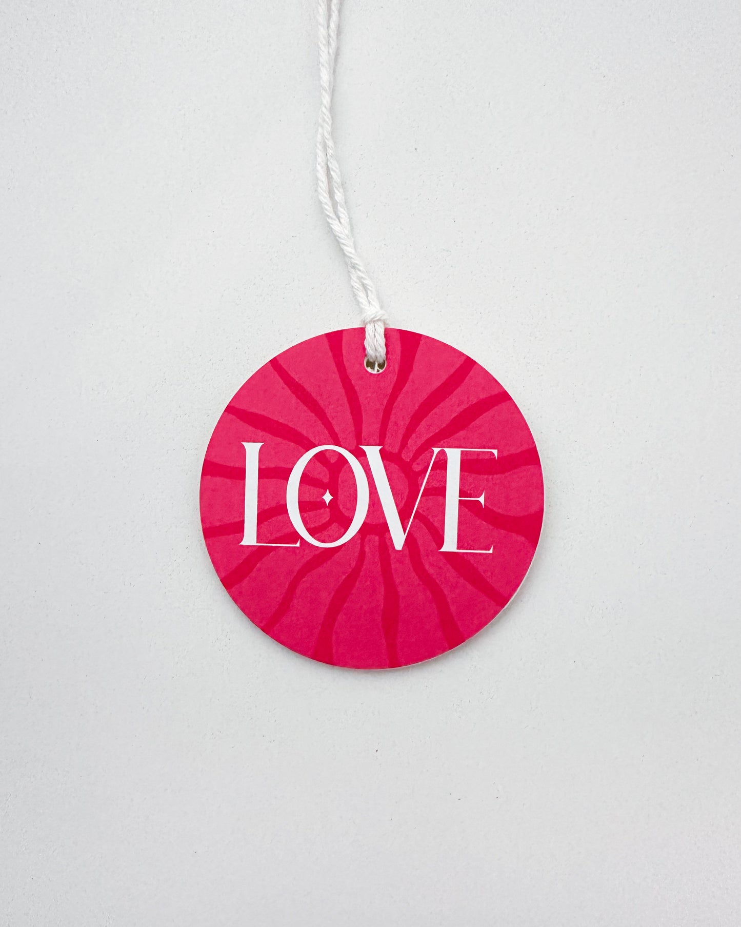 Pink Love Ornament