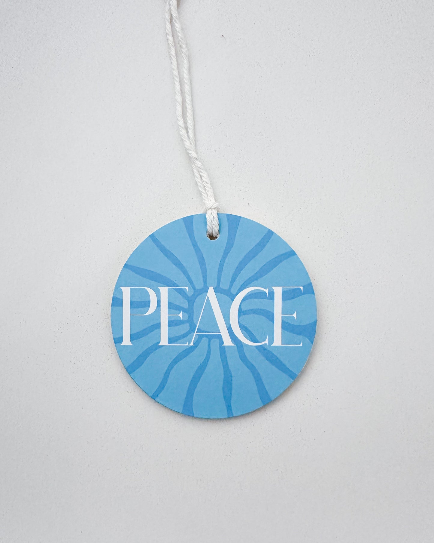 Blue Peace Ornament