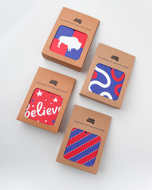 Buffalo Bills Inspired Gift Tags - Set of 8