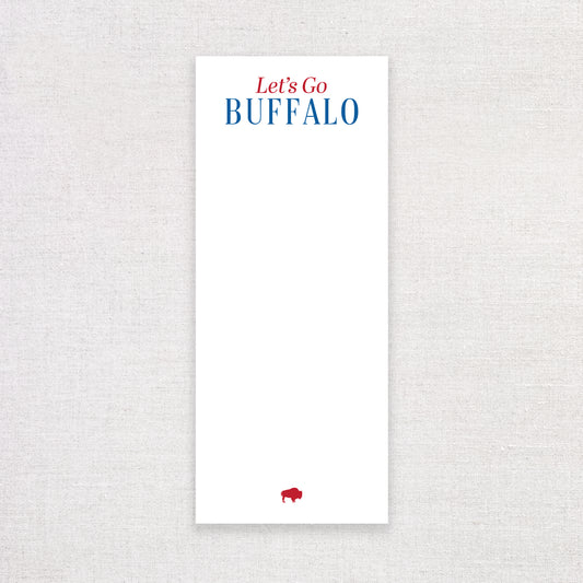 Let's Go Buffalo Notepad
