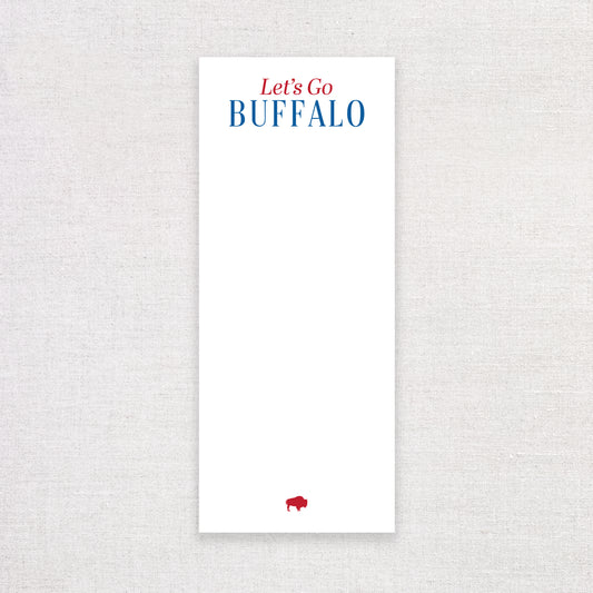 Let's Go Buffalo Notepad