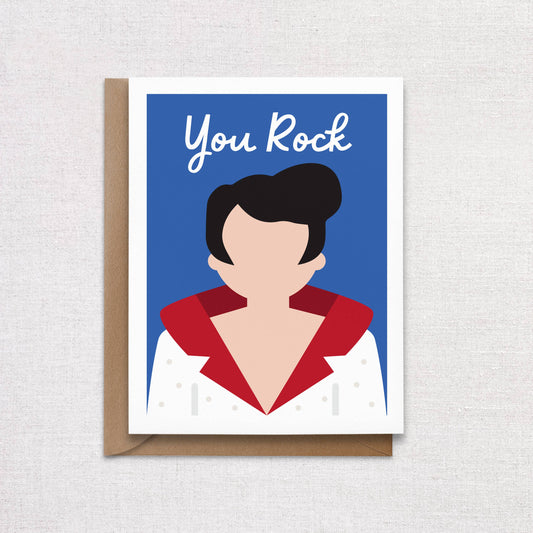 You Rock Rockstar Greeting Card