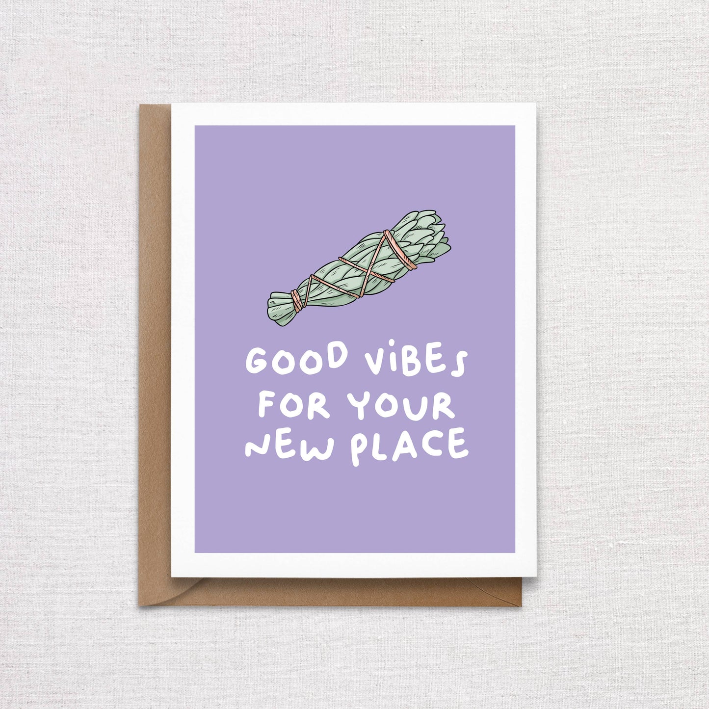 Sage Cleansing Housewarming Greeting Card