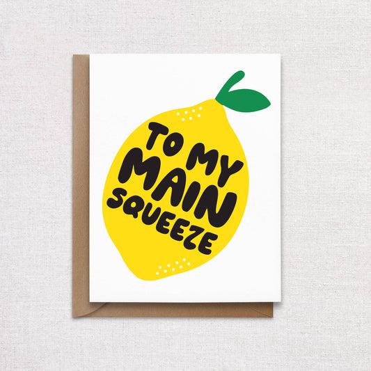 Lemon Main Squeeze Love Card