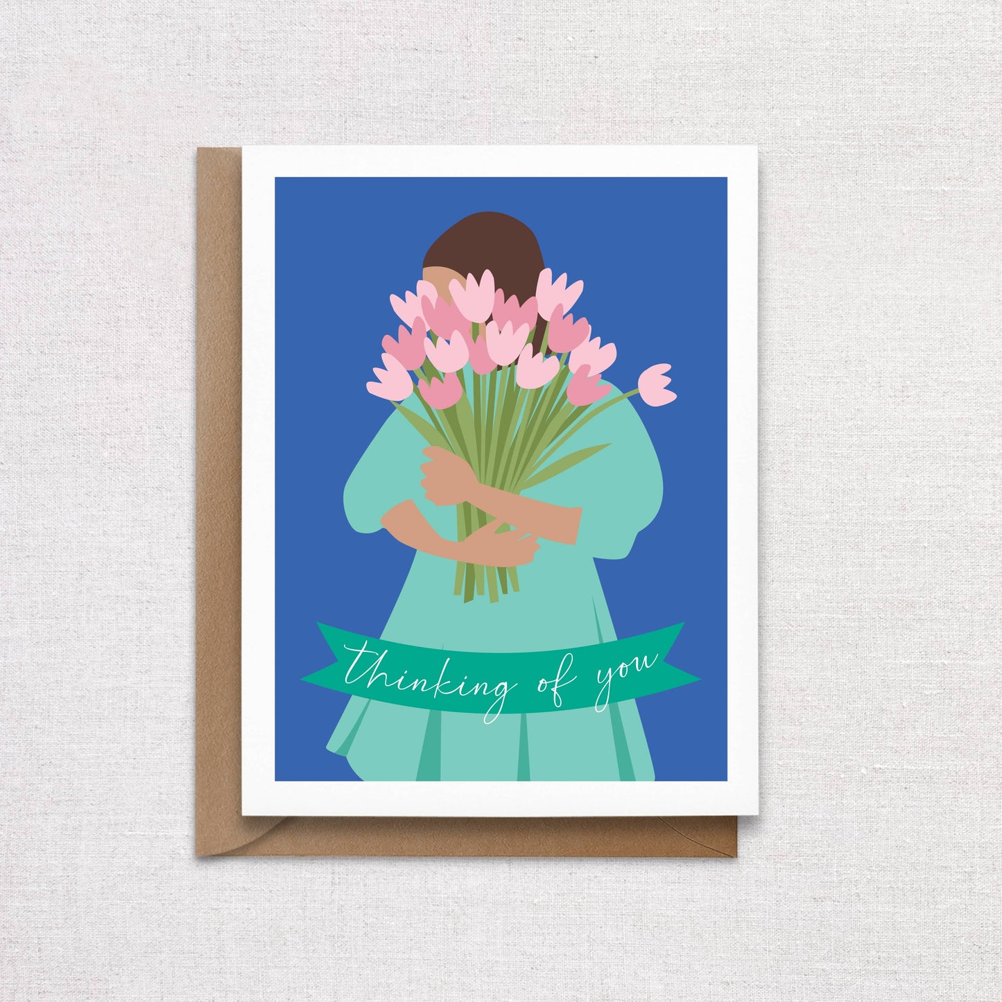 Thinking Of You Tulip Greeting Card
