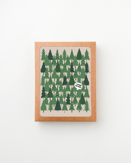 Tree Farm Fresh Cut Christmas Tree Holiday Card