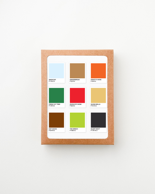 Pantone Colors Artist Holiday Card