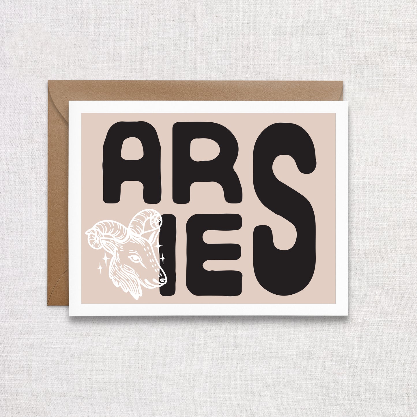 Aries Zodiac Birthday Card