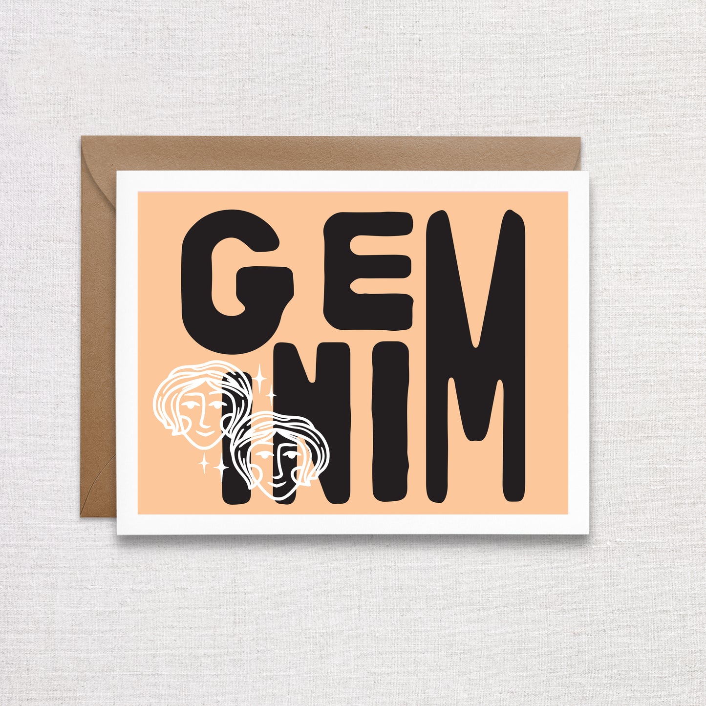 Gemini Birthday Card