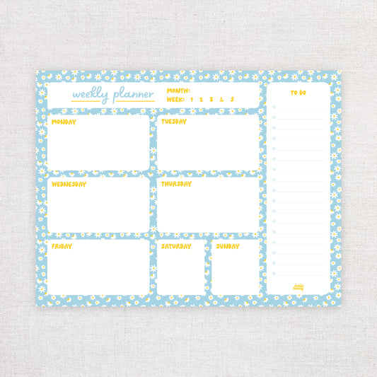 Daisy Weekly Planner Notepad