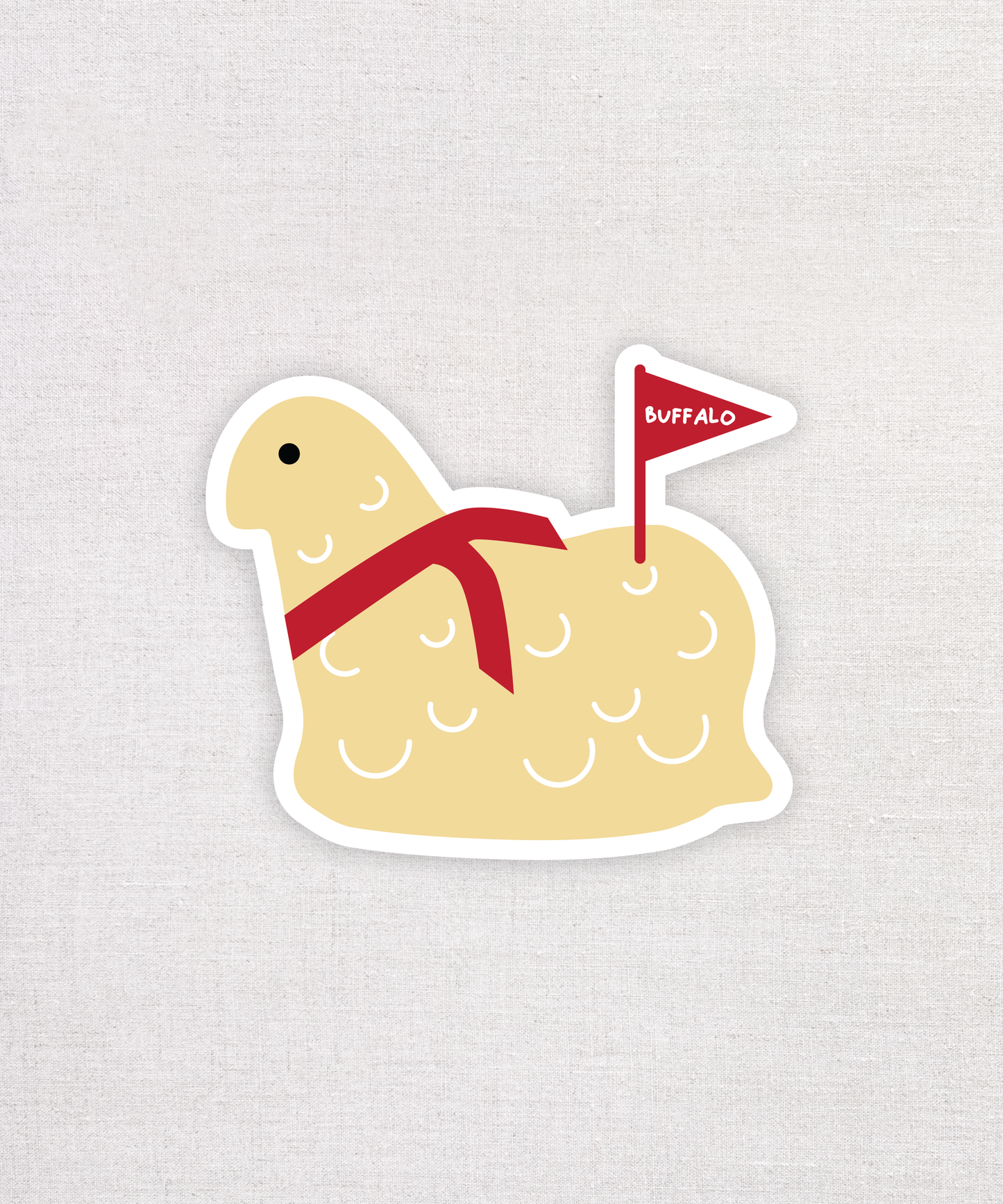 Buttered Lamb Eco-Friendly Sticker
