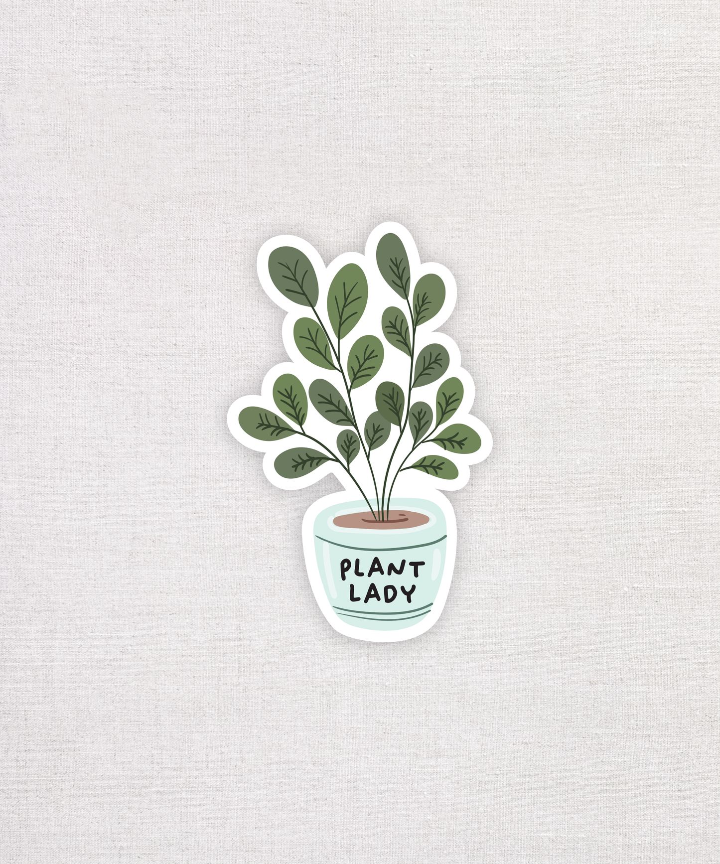 Plant Lady Sustainable Eco-Friendly Sticker