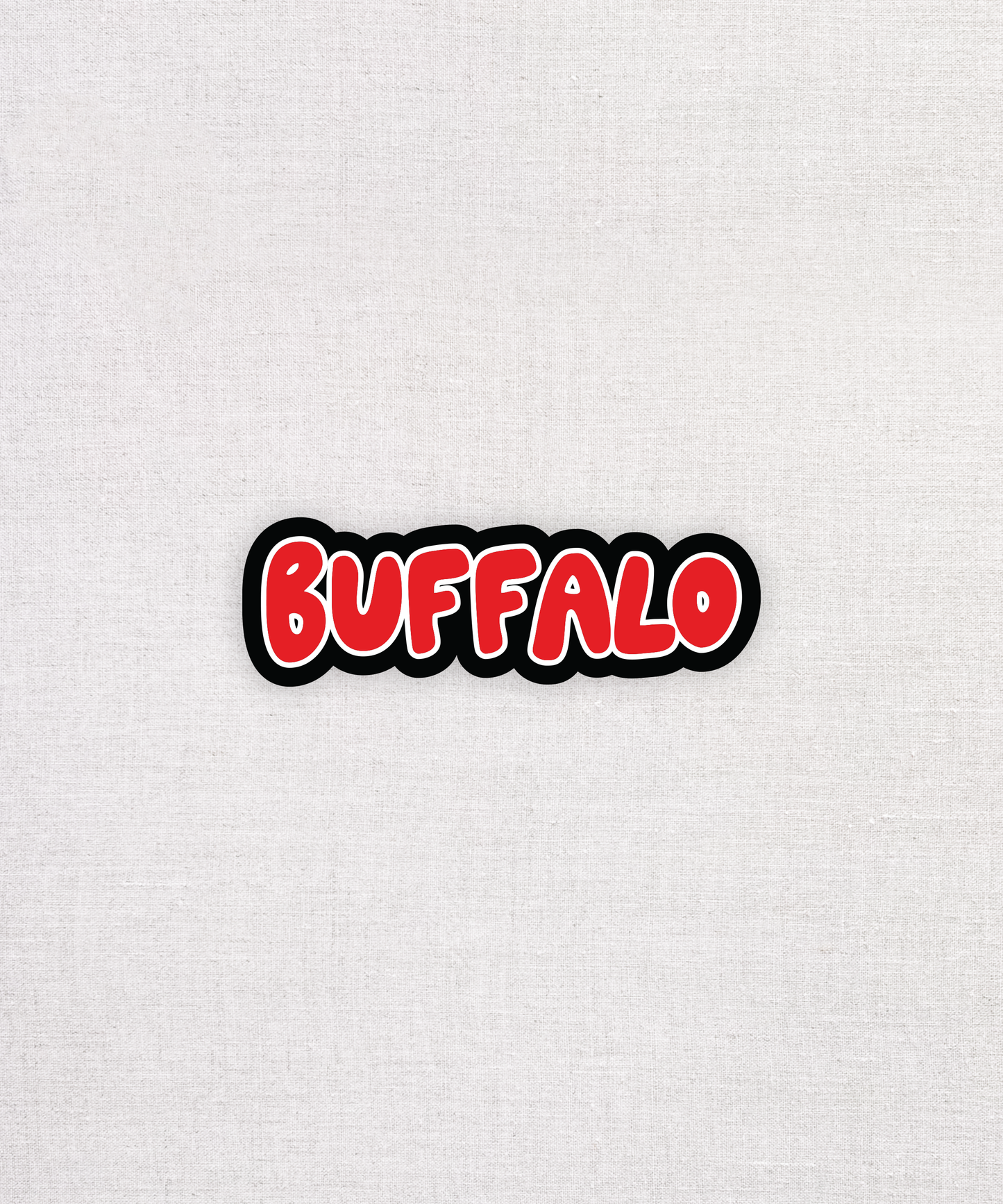 Buffalo, NY - City of Good Neighbors Eco-Friendly Sticker. Sustainable Water Bottle and Laptop Sticker.