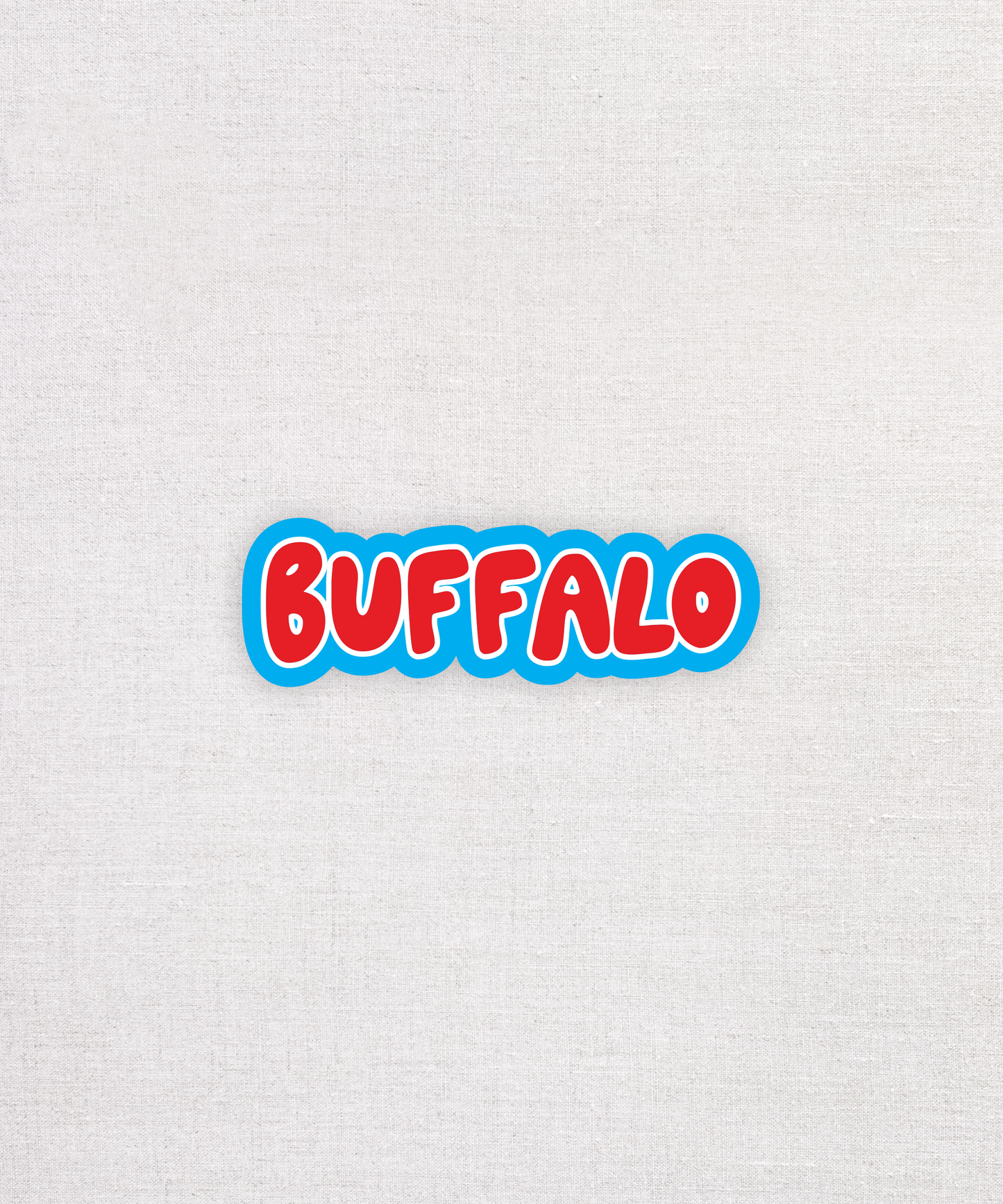 Buffalo, NY - City of Good Neighbors Eco-Friendly Sticker. Sustainable Water Bottle and Laptop Sticker.