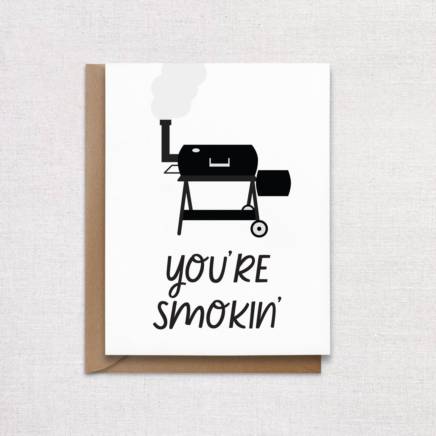 BBQ Pit Meat Smoker Card