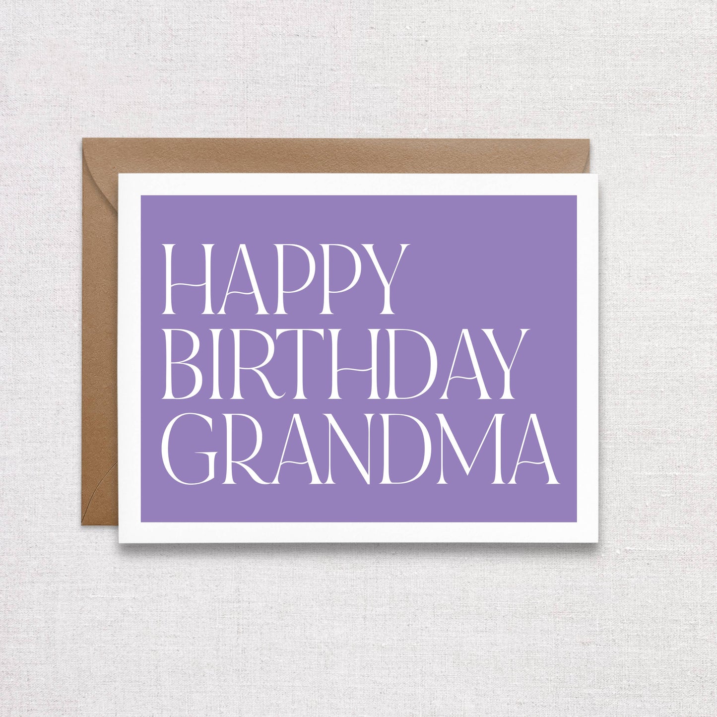 Happy Birthday Grandma Card