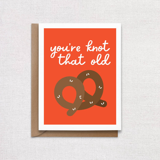 Soft Pretzel Birthday Card